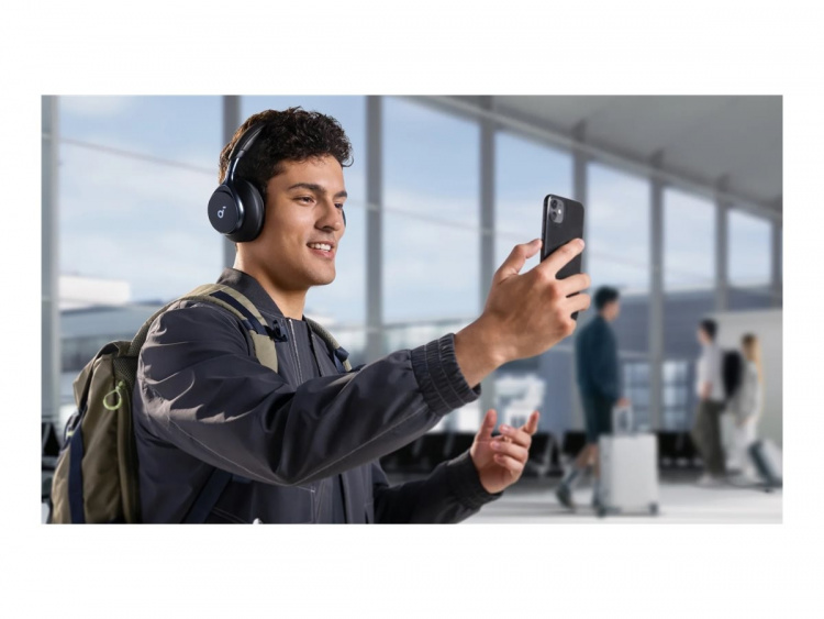 Anker Soundcore Space One Trådløs Kabling Hovedtelefoner Sort