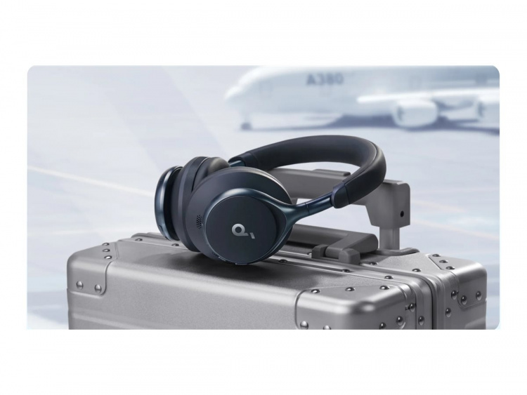 Anker Soundcore Space One Trådløs Kabling Hovedtelefoner Sort