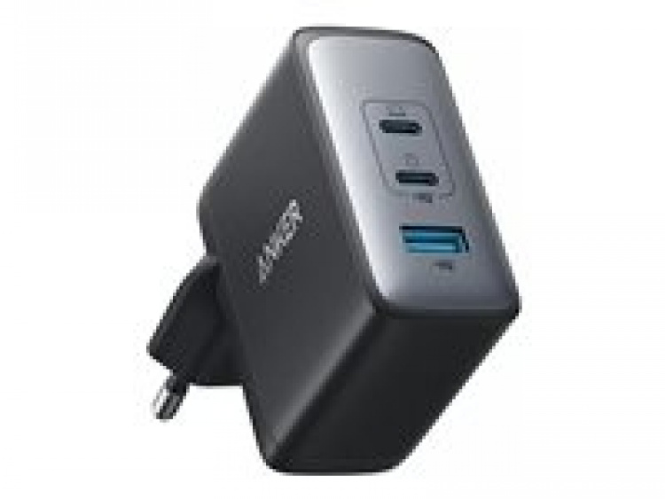 Anker Strømforsyningsadapter 100Watt Europlug (strøm CEE 7/16) GaN