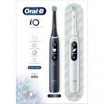 Oral B iO Series 7 Duo Sort Hvid Elektrisk tandbørste