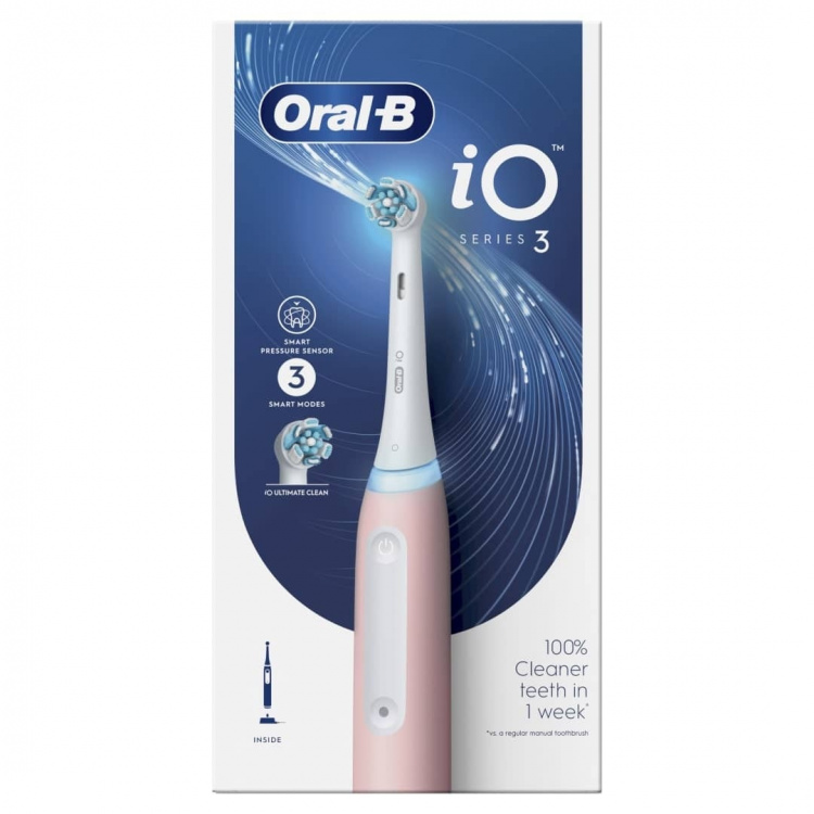 Oral B iO Series 3 Electric toothbrush, Blush Pink