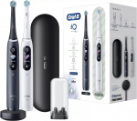 Oral B iO Series 8 Duo Tandbørstesæt, Sort & Hvit