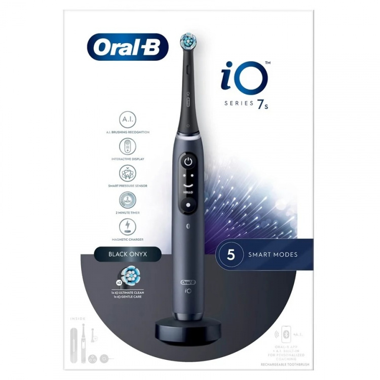 Oral B iO Series 7S Black Onyx Elektrisk tandbørste