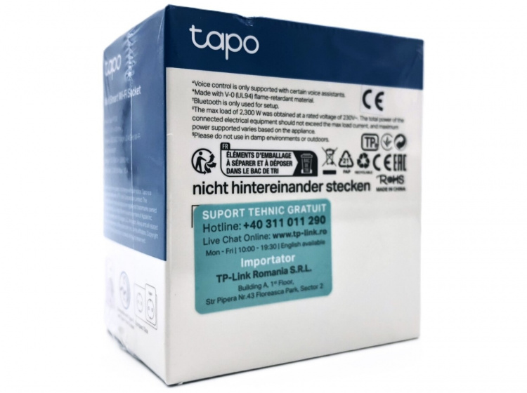 TP-Link Tapo P100 Smart stik Trådløs