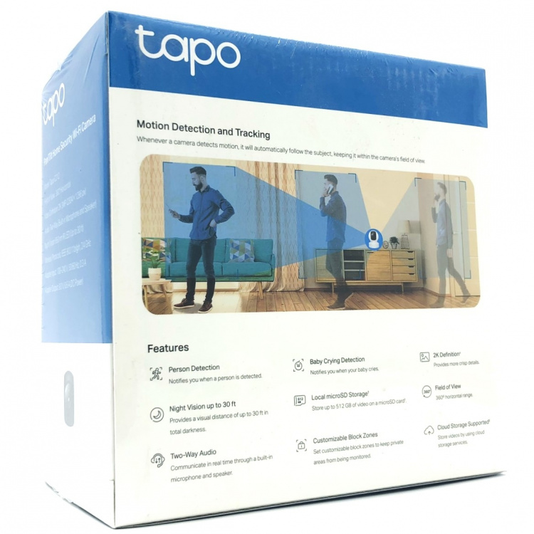 TP-Link Tapo C212 V2 Netværksovervågningskamera 2560 x 1440