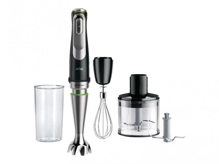Braun Multiquick 9 MQ 9135XI Stavblender Premium sort/børstet rustfrit stål