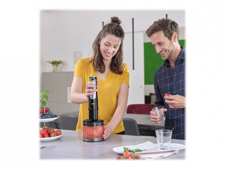 Braun Multiquick 9 MQ 9135XI Stavblender Premium sort/børstet rustfrit stål