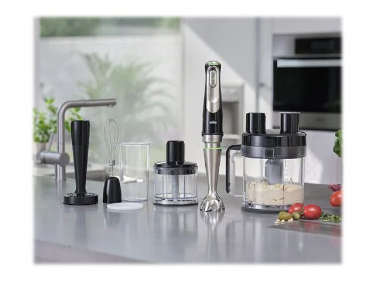 Braun Multiquick 9 MQ 9187XLI Stavblender Premium sort/børstet rustfrit stål