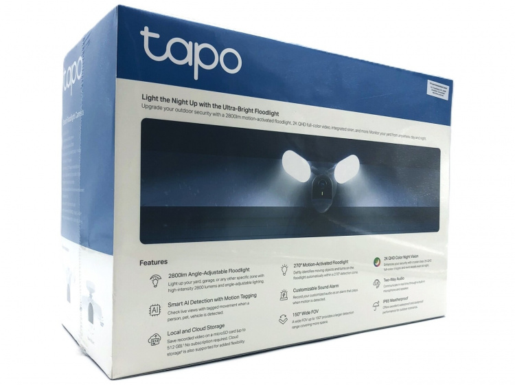 TP-Link Tapo C720 V1.6 Netværksovervågningskamera 2560 x 1440 TP-Link Tapo C720 V1.6 Netværksovervågningskamera 2560 x 1440