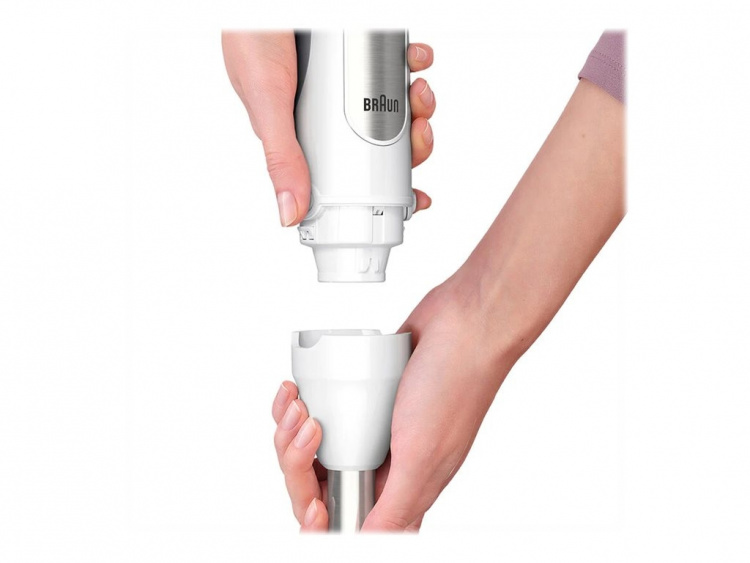 Braun Multiquick 7 MQ7020 WH Stavblender Premium hvid/børstet rustfrit stål