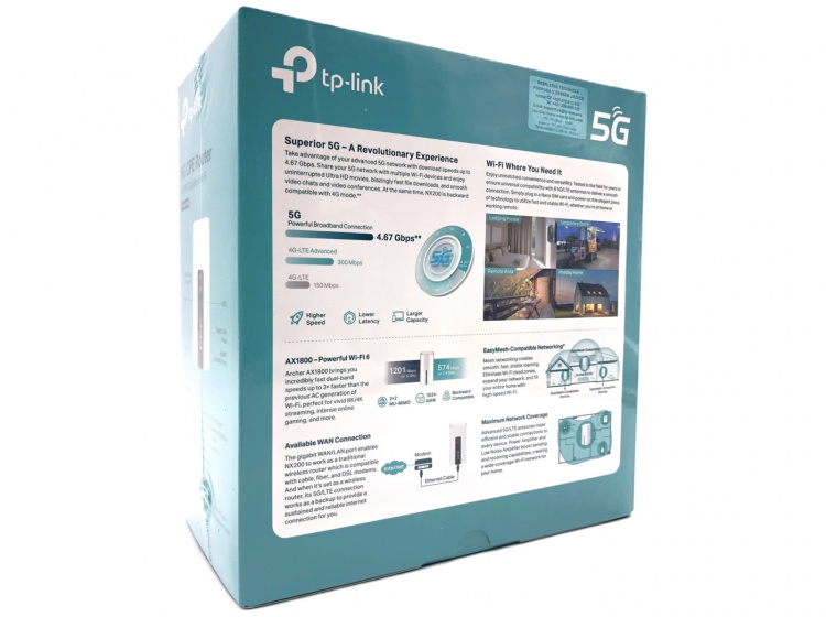 TP-Link Archer NX200 V1 Trådløs router Desktop TP-Link Archer NX200 V1 Trådløs router Desktop