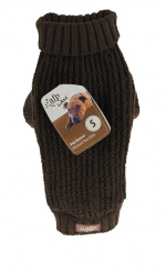 AFP All For Paws - Strikket hundetrøje Fishermans Brown L 35.6CM - (632.9136)