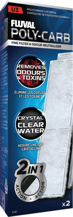 Fluval Poly/Carbon-patron 2-pak U3 - (126.2491)