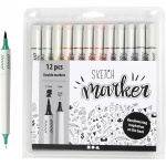 Creative Toys Sketch Marker - Standardfarver 12 stk (37382)