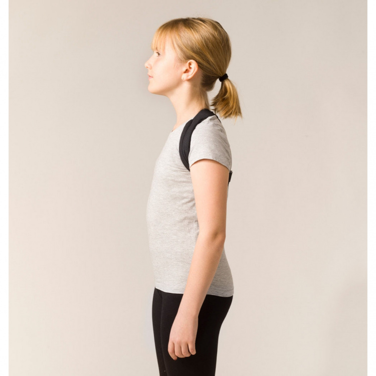 SWEDISH POSTURE Holdningsstøtte Junior 12-16 År Sort SWEDISH POSTURE Holdningsstøtte Junior 12-16 År Sort