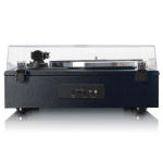 Lenco Pladespiller med 4 indbyggede højttalere og bluetooth-modtagelse Sort