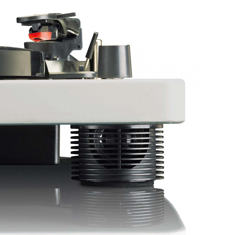 Lenco Pladespiller med indbyggede højttalere USB-kodning Grå