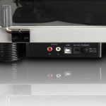 Lenco Pladespiller med indbyggede højttalere USB-kodning Grå