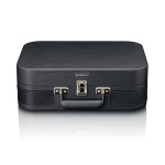 Lenco Retro Bluetooth®-pladespiller med indbyggede højttalere Sort