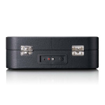 Lenco Retro Bluetooth®-pladespiller med indbyggede højttalere Sort