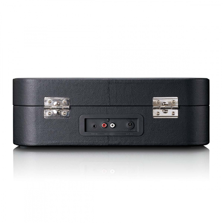 Lenco Retro Bluetooth®-pladespiller med indbyggede højttalere Sort