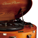 Lenco Retro-pladespiller med 2 indbyggede højttalere Brun