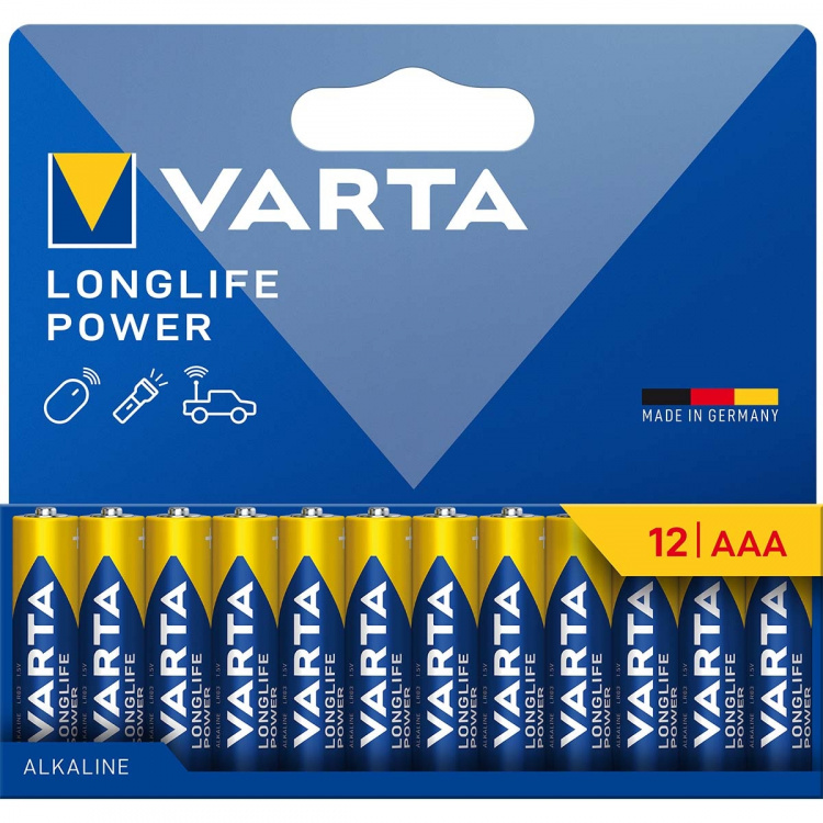 Varta Alkaline Batteri Aaa 1.5 V High Energy 12-Pack