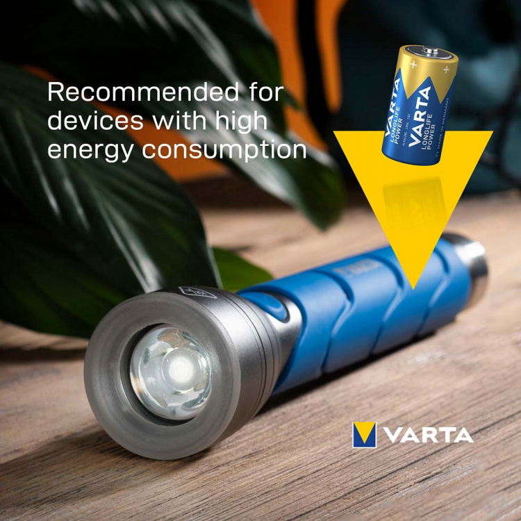 Varta Alkaline Batteri C 1.5 V High Energy 2-Bobler