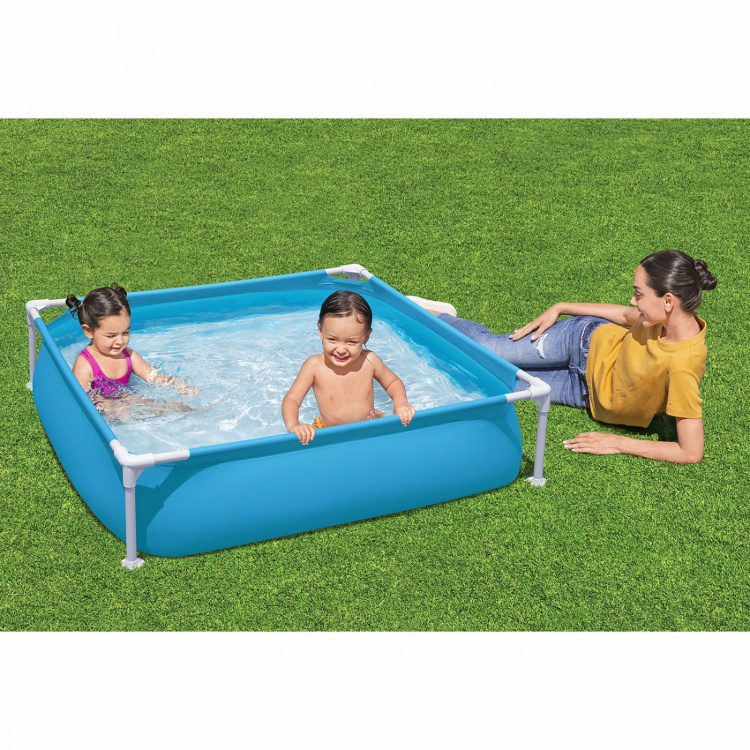 Bestway My First Frame Pool 1.22m x 1.22m x 30.5cm Bestway My First Frame Pool 1.22m x 1.22m x 30.5cm
