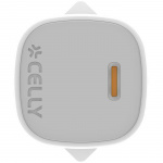 Celly USB-laddare GaN 1 x USB-C PD 25W + USB-C-kabel