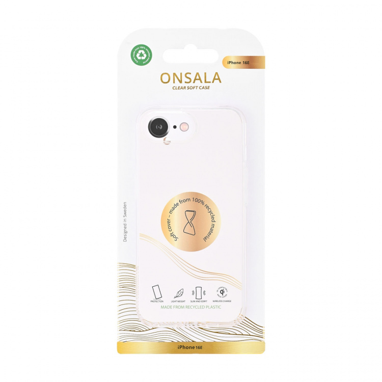 Onsala Mobilcover Gennemsigtig TPU iPhone 16e