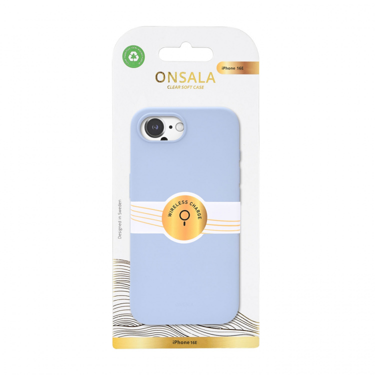 Onsala Mobilcover iPhone 16e Sil Touch MagSerie Summer Sky