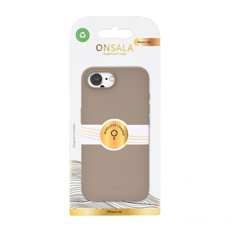 Onsala Mobilcover iPhone 16e Sil Touch MagSerie Summer Sand