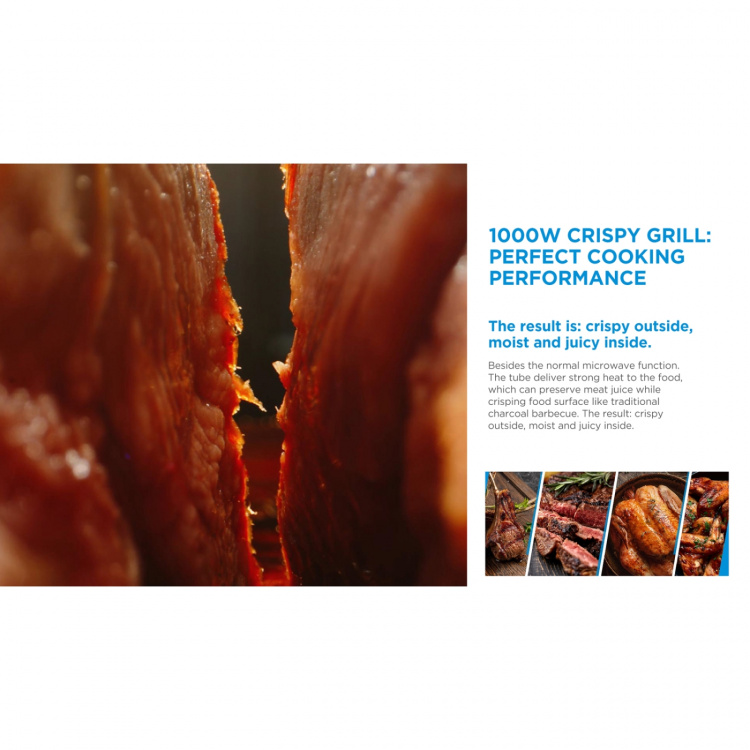 Midea Mikrovågsugn med Grill 20L 700/1000W