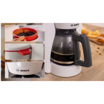 Bosch Kaffebryggare TKA2M111 Vit 1200Watt Avtagbar tank