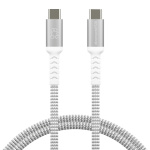 dbramante1928 Flettet USB-C til USB-C-kabel - 1,2 m - grå dbramante1928 Flettet USB-C til USB-C-kabel - 1,2 m - grå