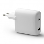 dbramante1928 Re-charge - vægoplader GaN - USB-C 65W+18W EU - hvid