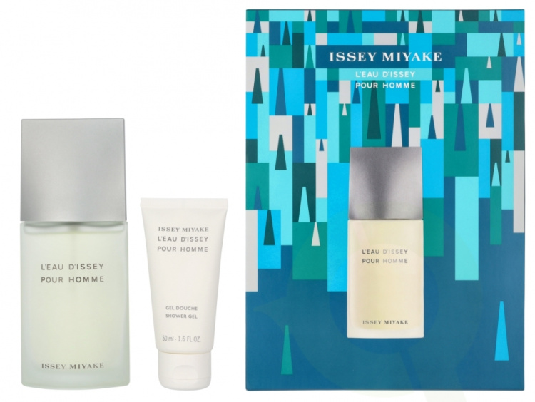 Issey Miyake L\'Eau D\'Issey Pour Homme Giftset 125 ml Edt Spray 75ml/Shower Gel 50ml