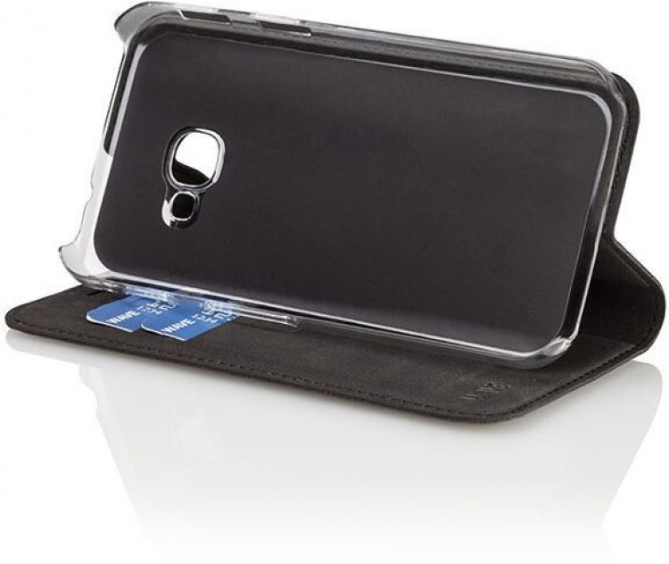 Wave BookCase beskyttelsesetui, Samsung Galaxy Xcover 4 / 4S, sort