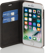 Wave BookCase beskyttelsesetui, iPhone 6 / 6s / 7 / 8 / SE, rosaguld