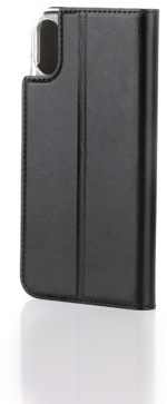 Wave BookCase beskyttelsesetui, iPhone X / Xs, sort