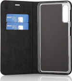 Wave BookCase beskyttelsesetui, Samsung Galaxy A7 (2018), sort