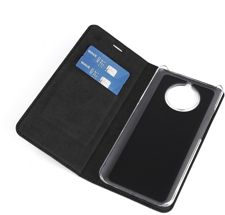 Wave BookCase beskyttelsesetui, Nokia 9 PureView, sort