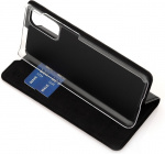 Wave BookCase beskyttelsesetui, Samsung Galaxy S20, sort