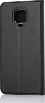 Wave BookCase beskyttelsesetui, Xiaomi Redmi Note 9 Pro, sort