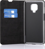 Wave BookCase beskyttelsesetui, Xiaomi Redmi Note 9 Pro, sort