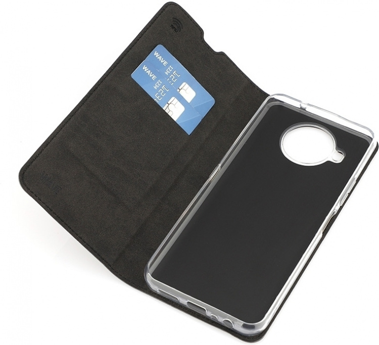 Wave BookCase beskyttelsesetui, Nokia 8.3 5G, sort