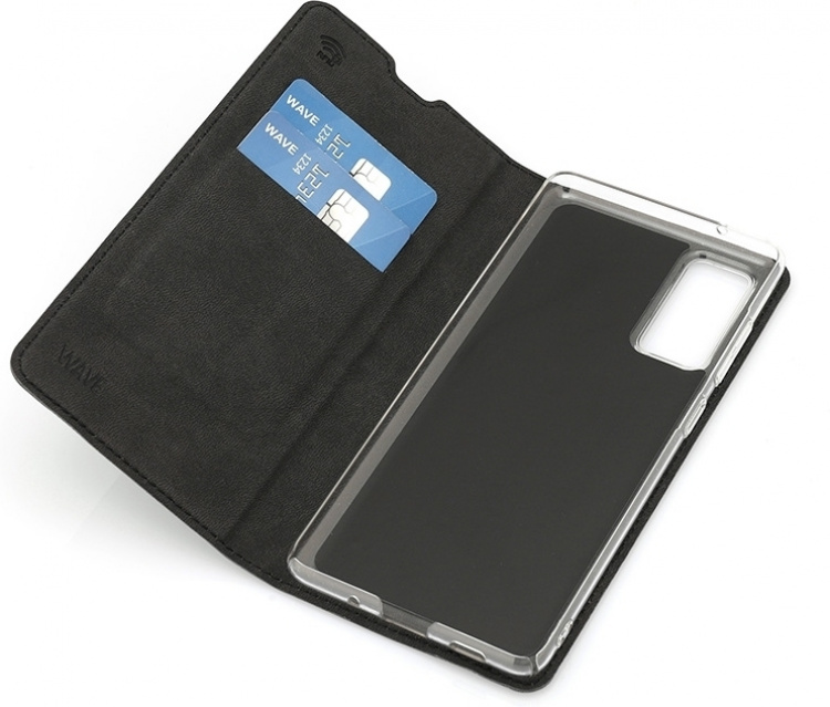 Wave BookCase beskyttelsesetui, Samsung Galaxy S20 FE 5G / Galaxy S20 FE, sort