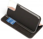Wave BookCase iPhone 12 Pro / iPhone 12-etui, rosaguld