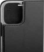 Wave BookCase-etui, iPhone 12 Pro / iPhone 12, sort
